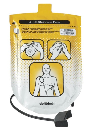 [DDP-100] Defibtech Adult Pads Package, single use 2-years