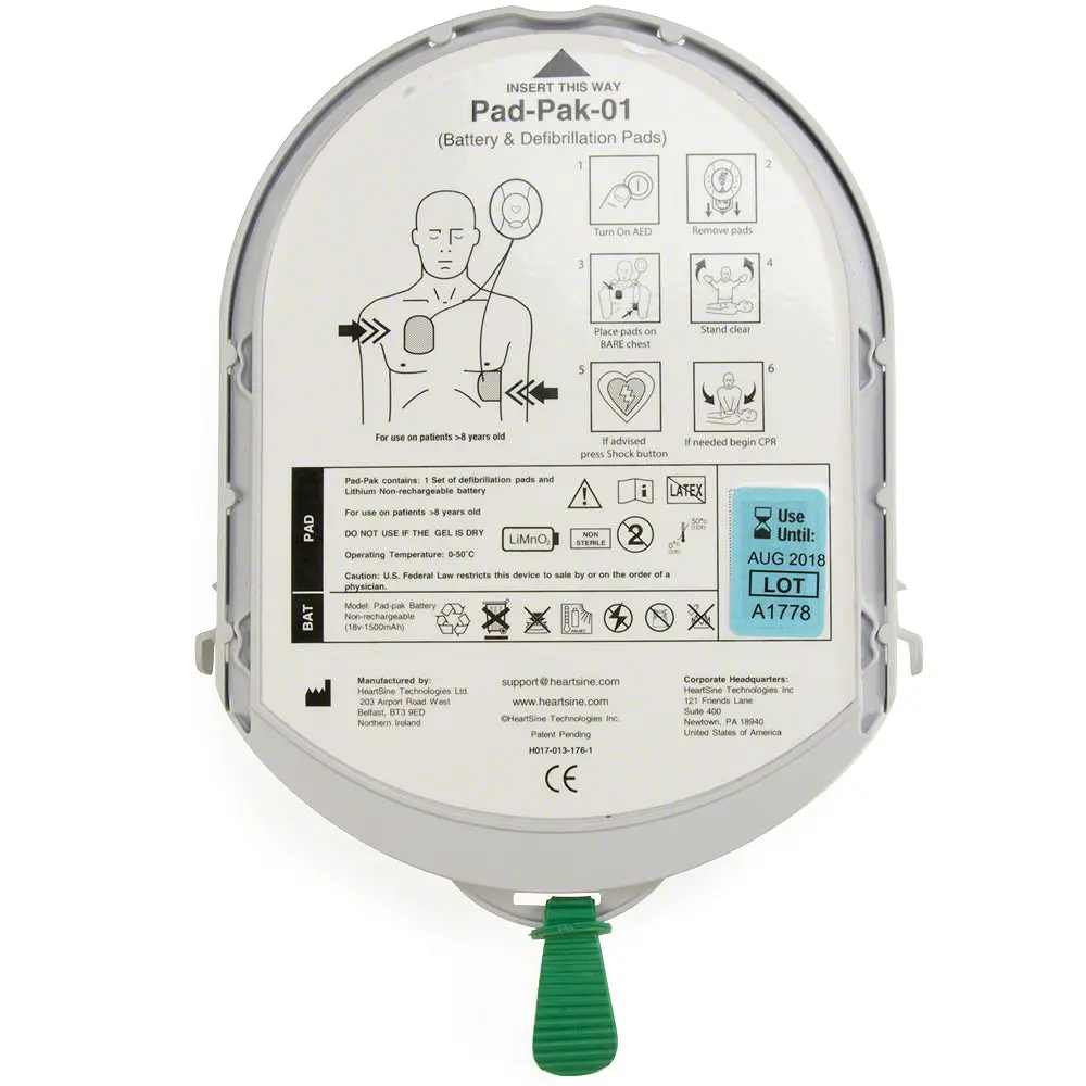 [PAD-PAK-04] HeartSine Adult Pad-Pak (4-year)